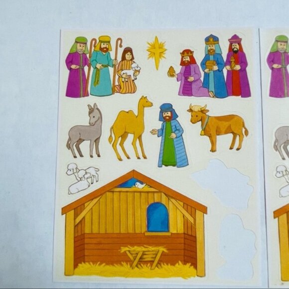 Religious Stickers 3 Kings Christmas Camel Gift Holiday Journal Arts Crafts - Picture 2 of 5